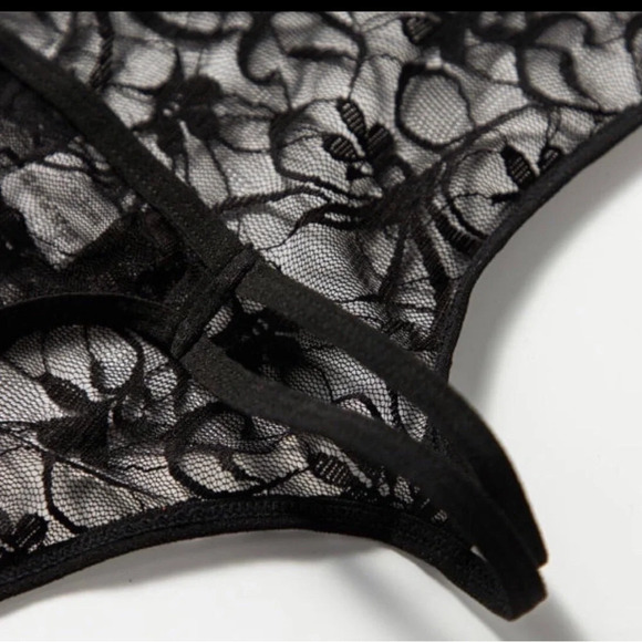 Halter‎ backless Strappy Teddy Lingerie. New - Picture 8 of 9